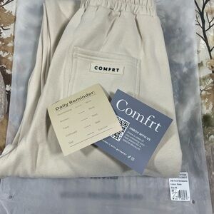 Comfrt Airplane Mode Travel Sweatpants - Bone